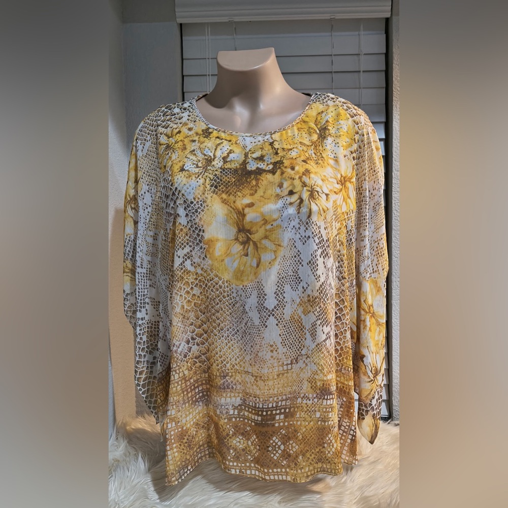 JM Collection Women’s 2X Top